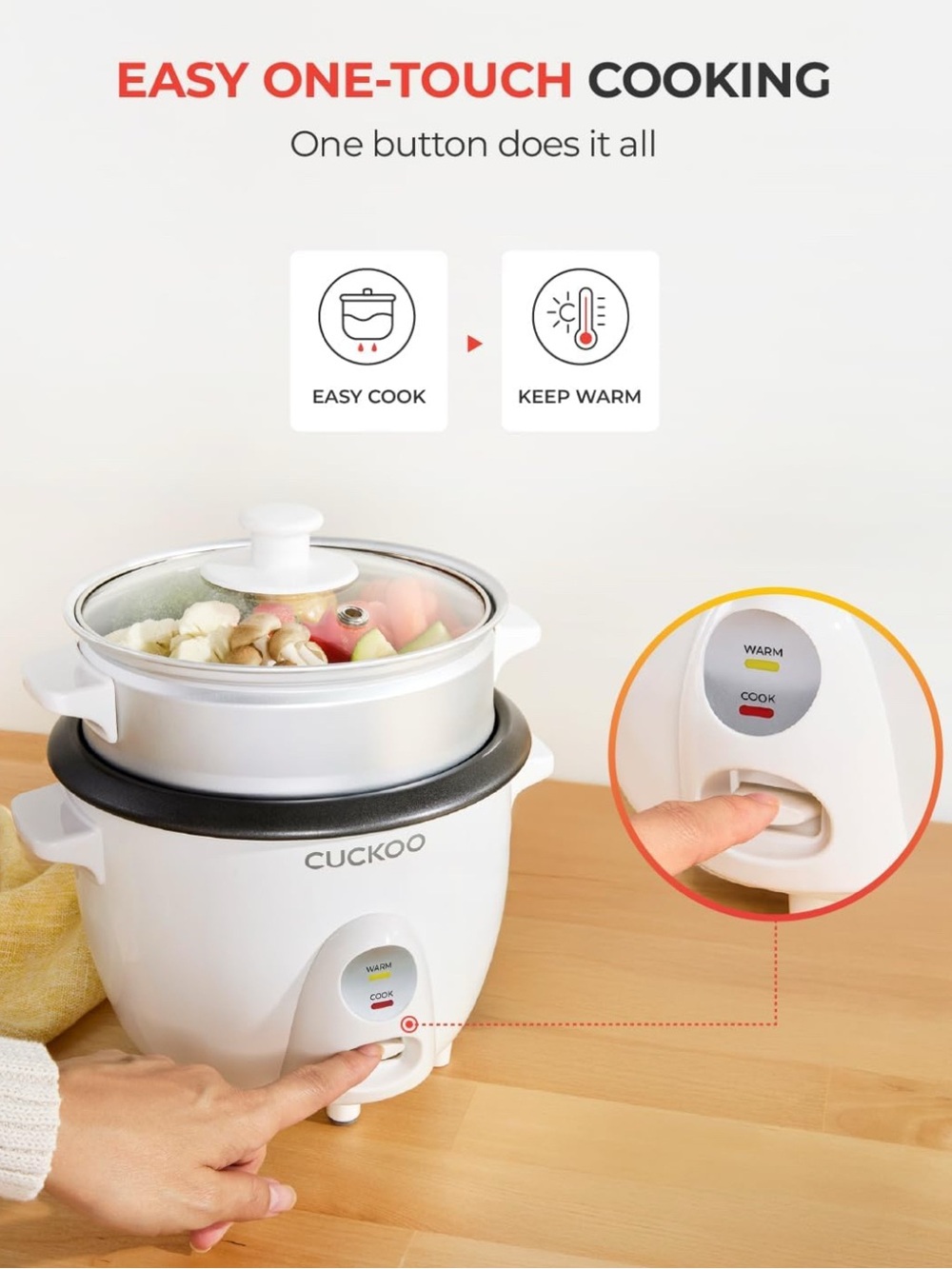 Cuckoo Compact Rice Cooker - Used Once - Picture 3 of 4